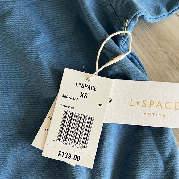L*Space Groove Dress Size XS Color Iris Blue - Picture 9 of 13